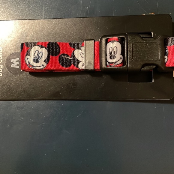 Mickey Mouse Dog Collar Medium - Picture 2 of 4